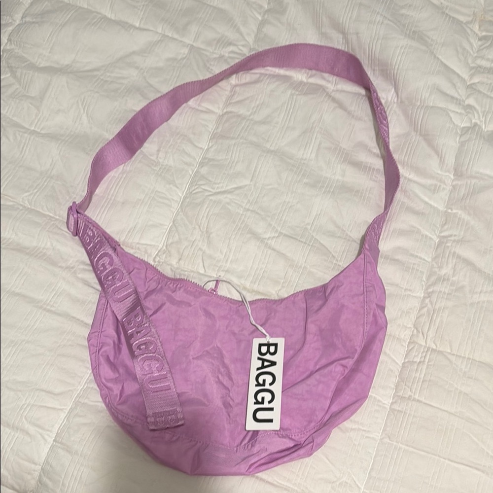Baggu Women's Peony Medium Crescent Crossbody Bag
